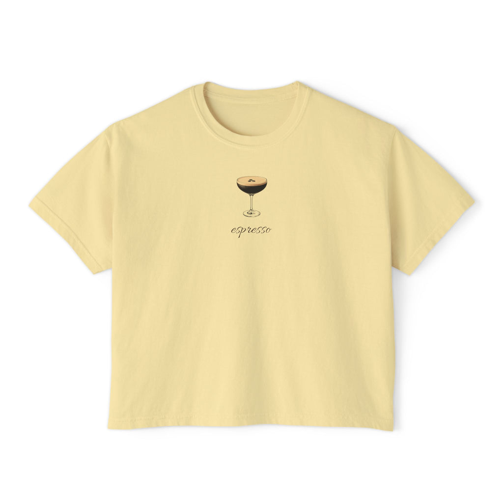Espresso Minimalist Boxy Tee
