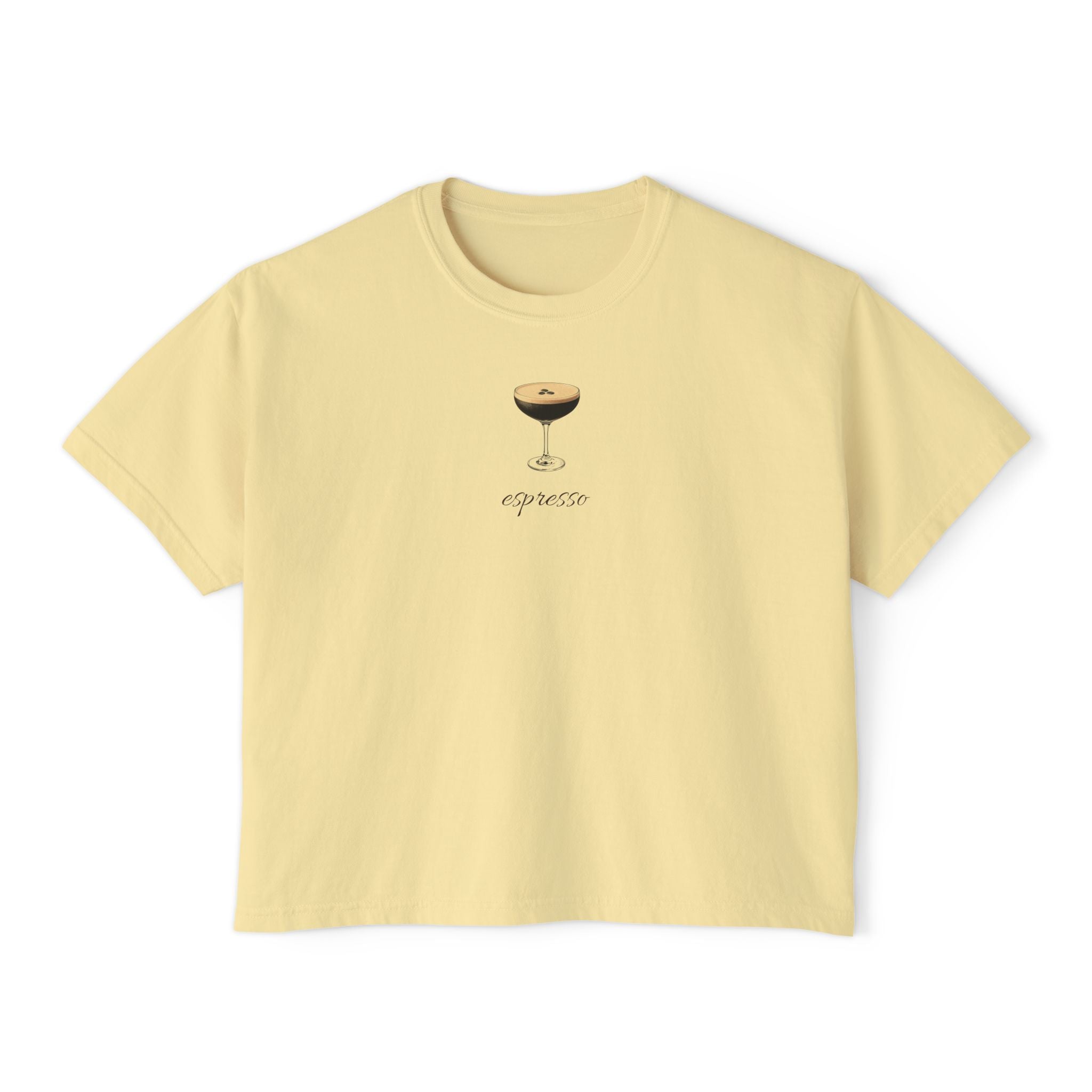 Espresso Minimalist Boxy Tee