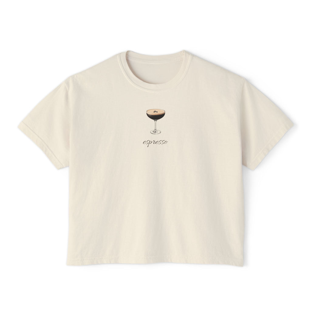 Espresso Minimalist Boxy Tee