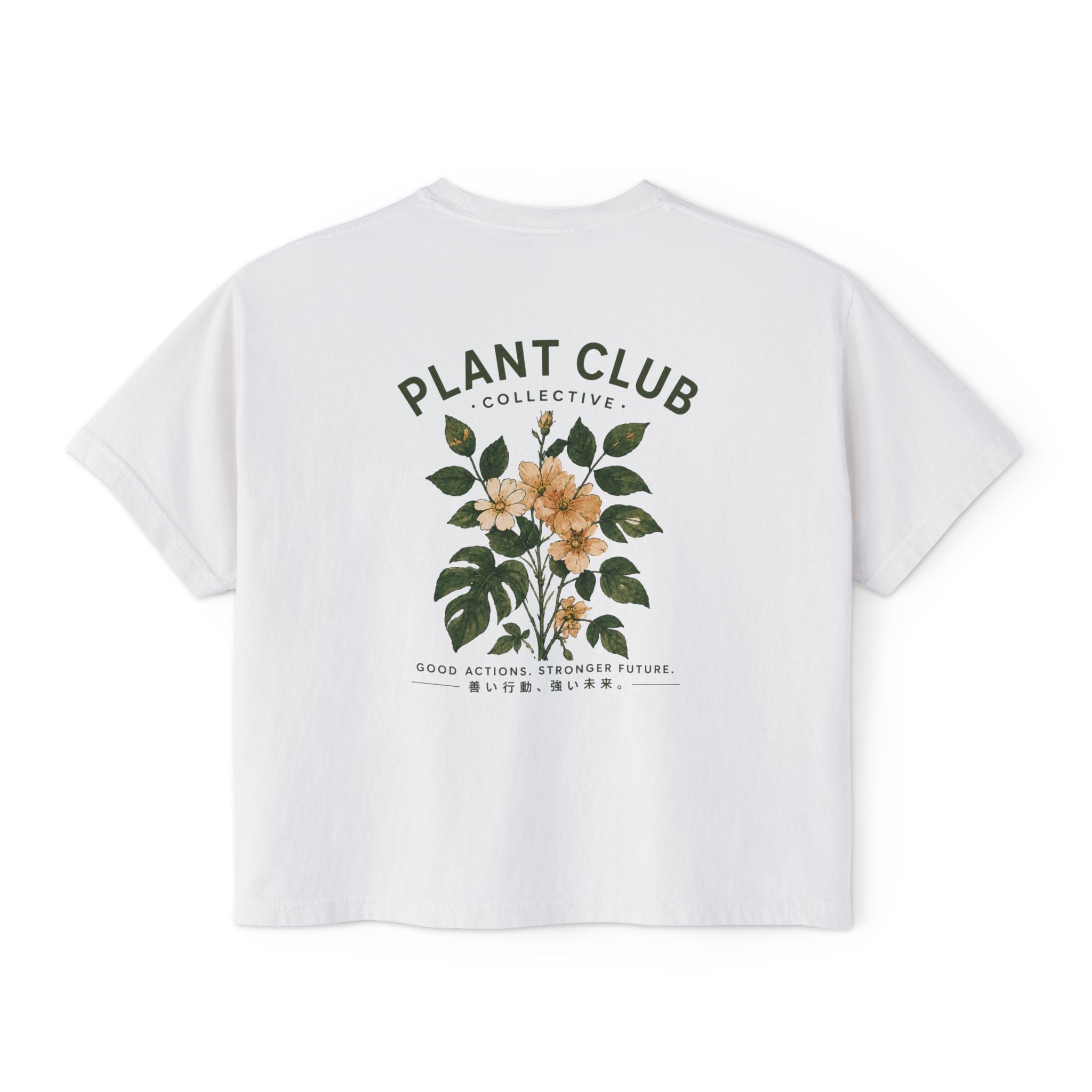 Plant Club Floral Boxy Tee