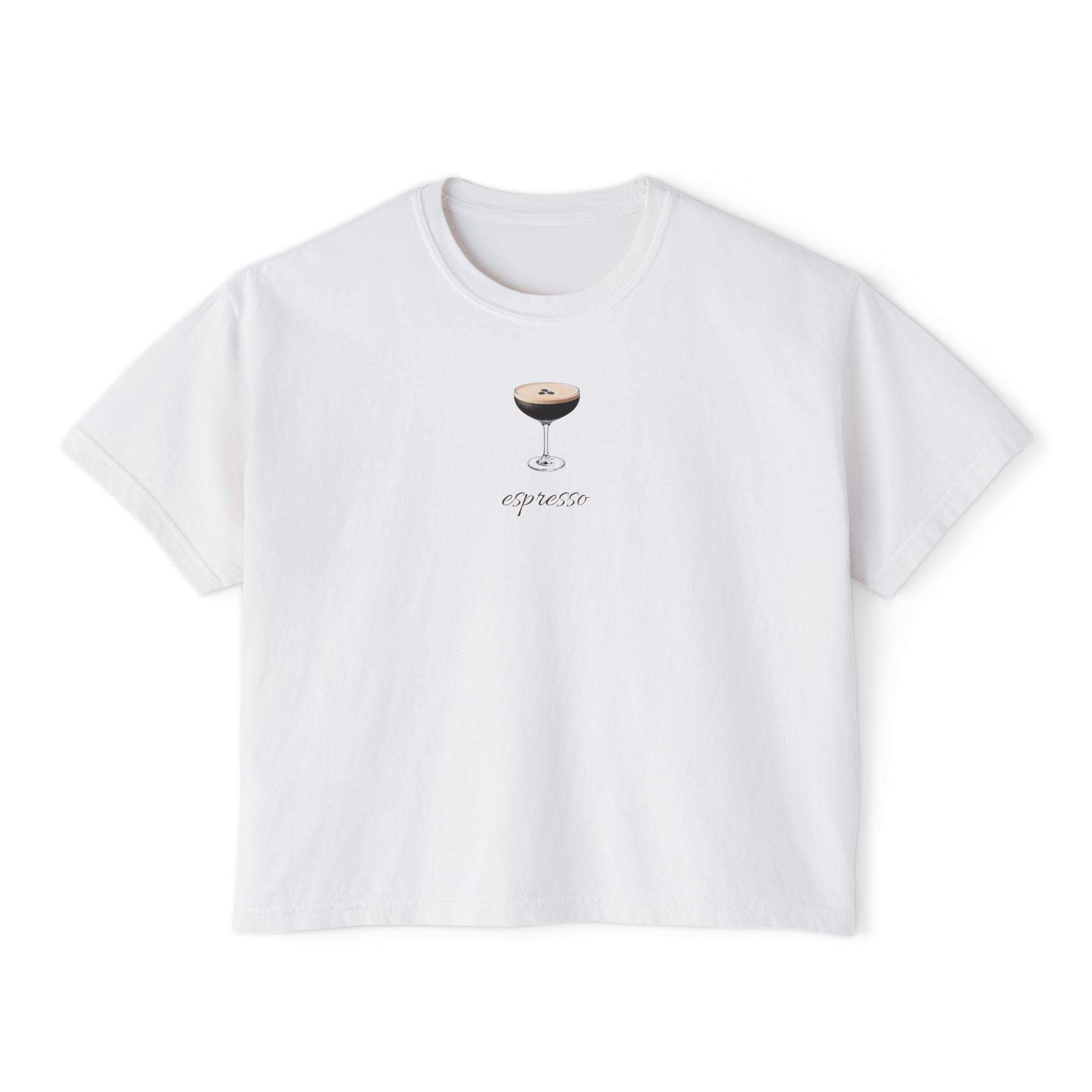 Espresso Minimalist Boxy Tee