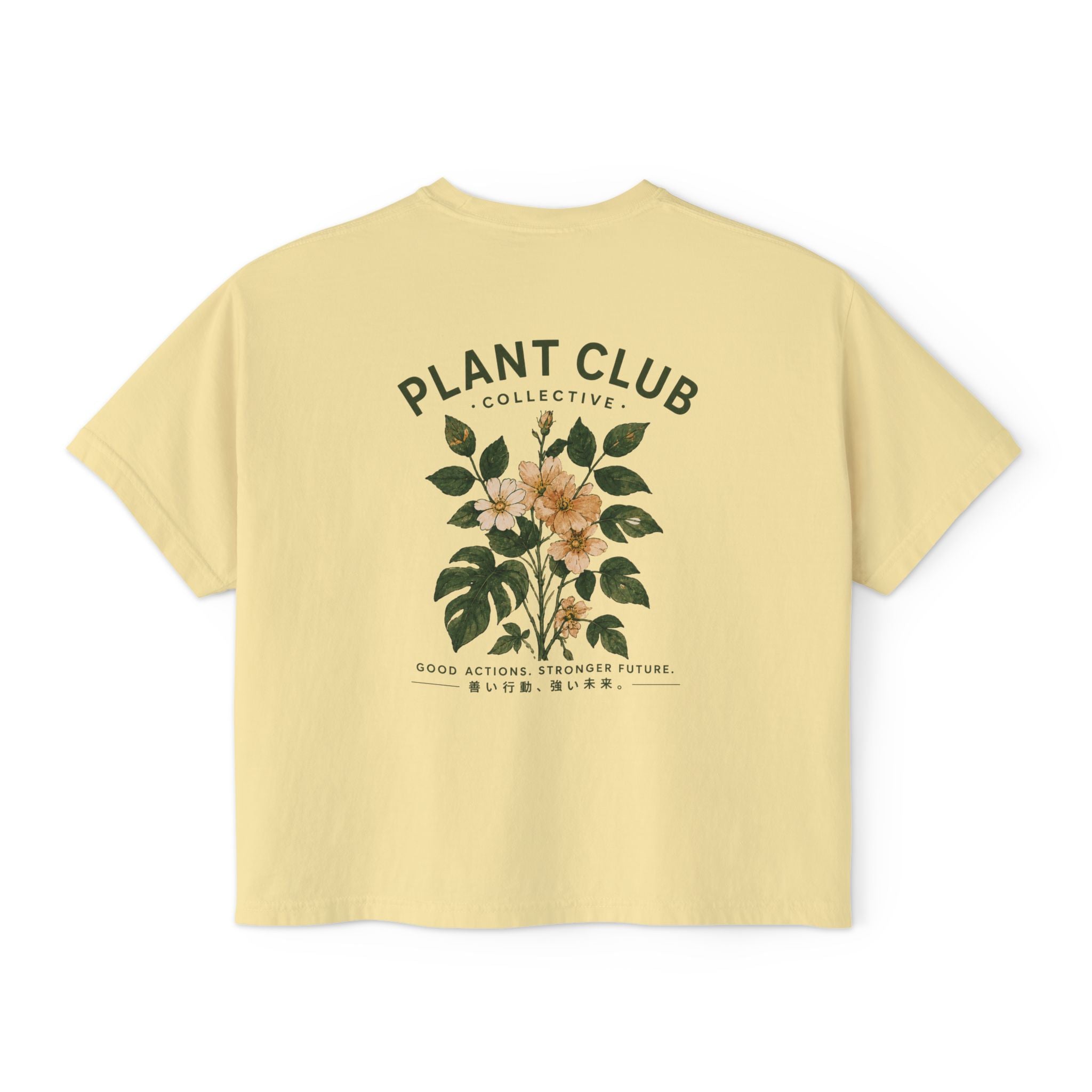 Plant Club Floral Boxy Tee