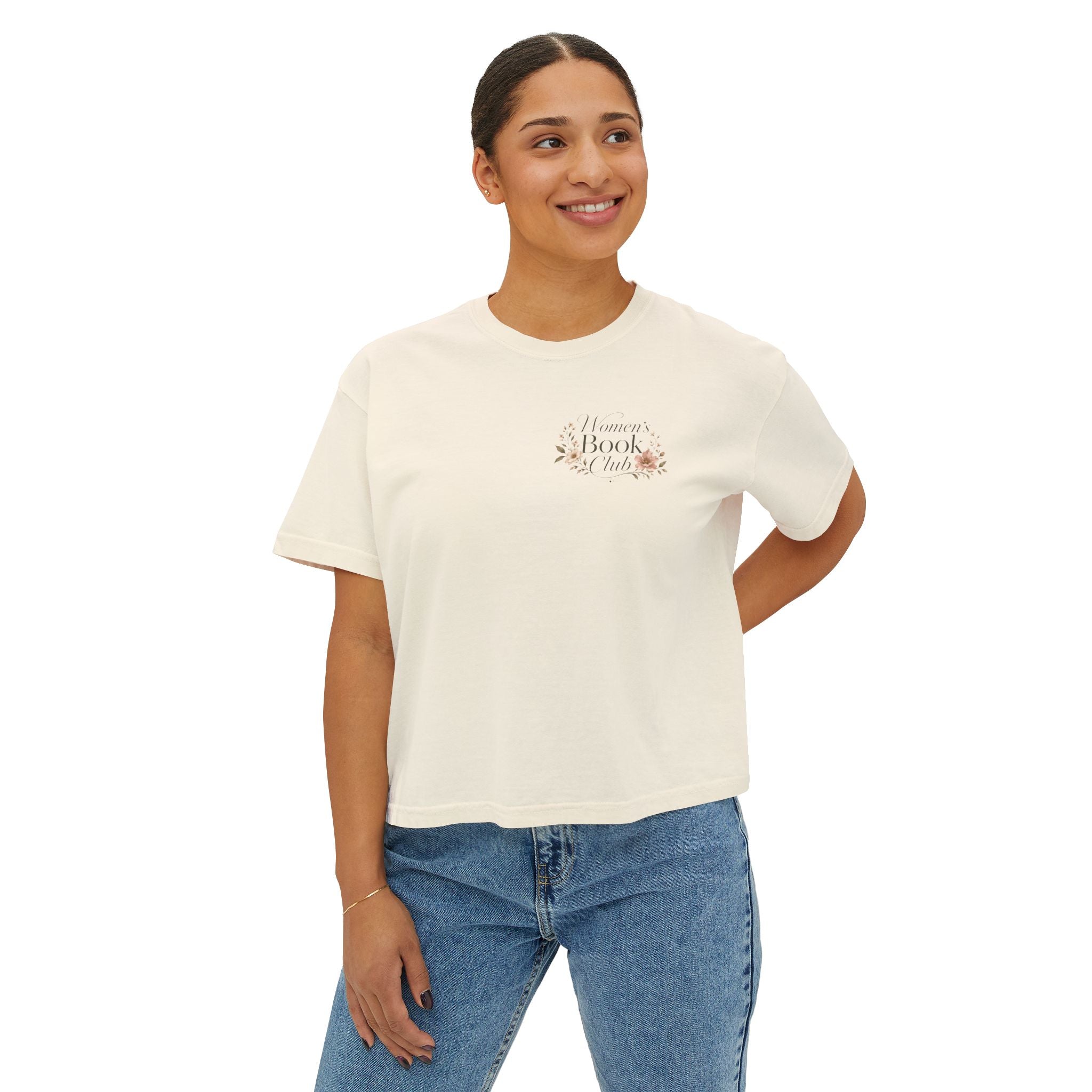 Book Club Boxy Tee