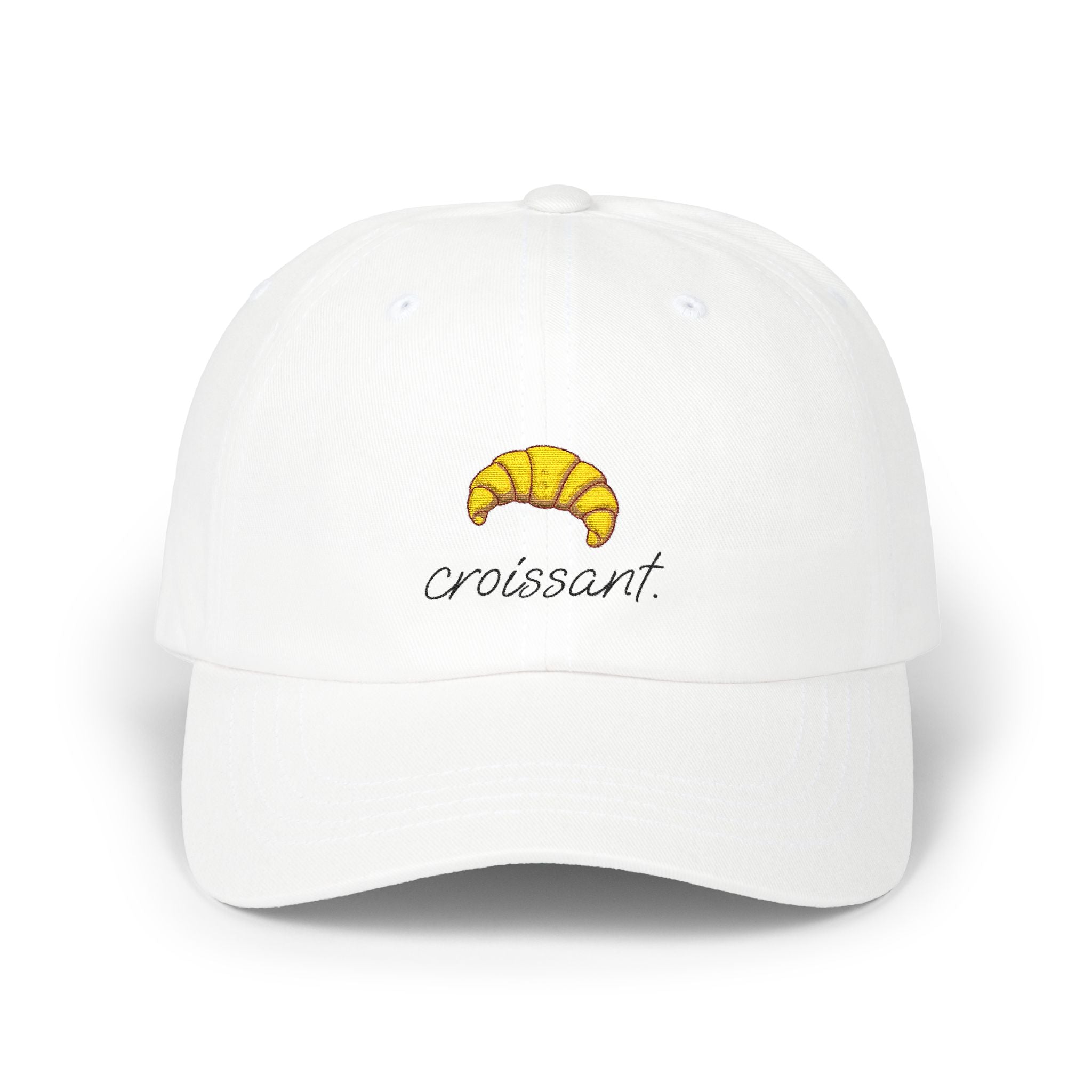 Croissant Embroidered Day Hat