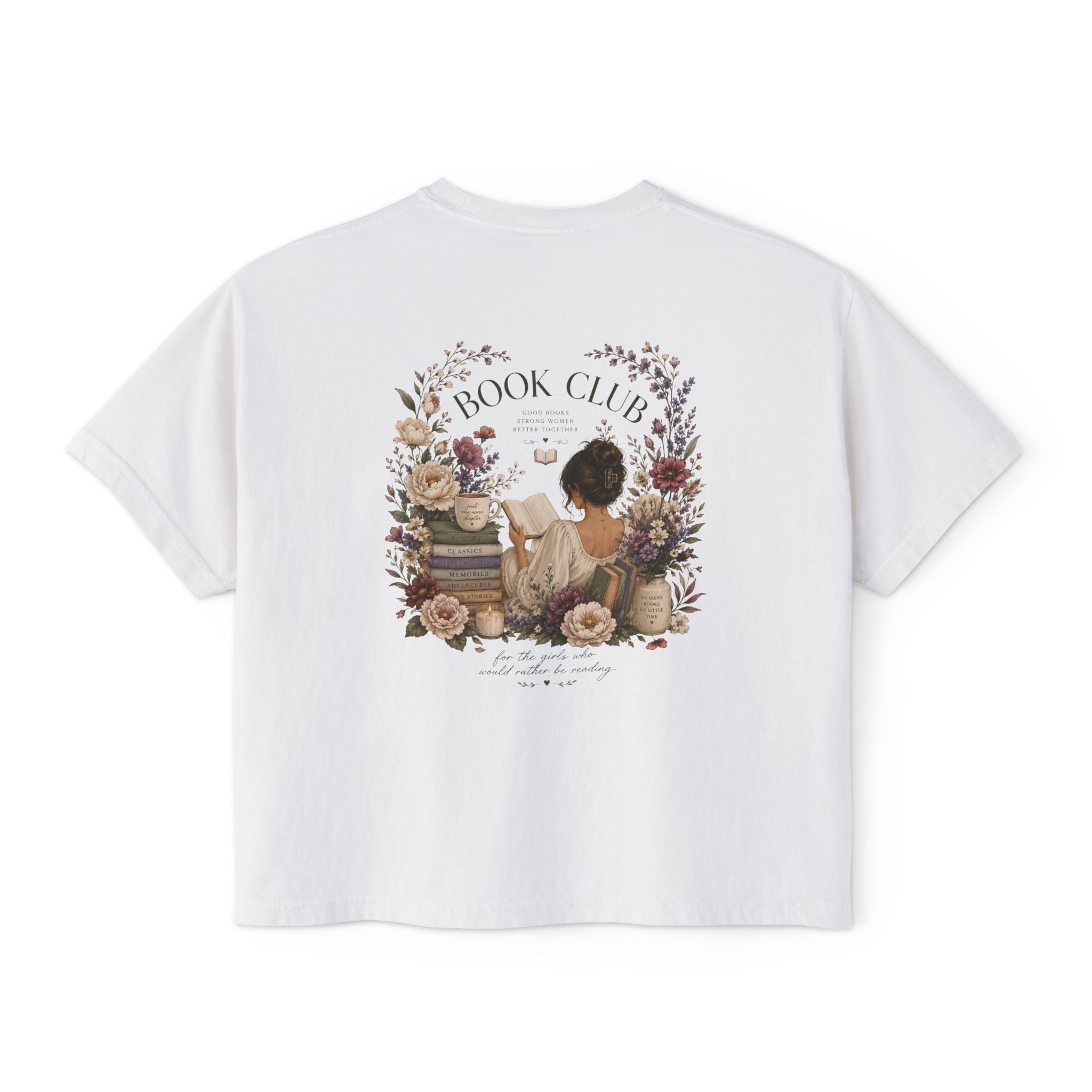 Book Club Boxy Tee
