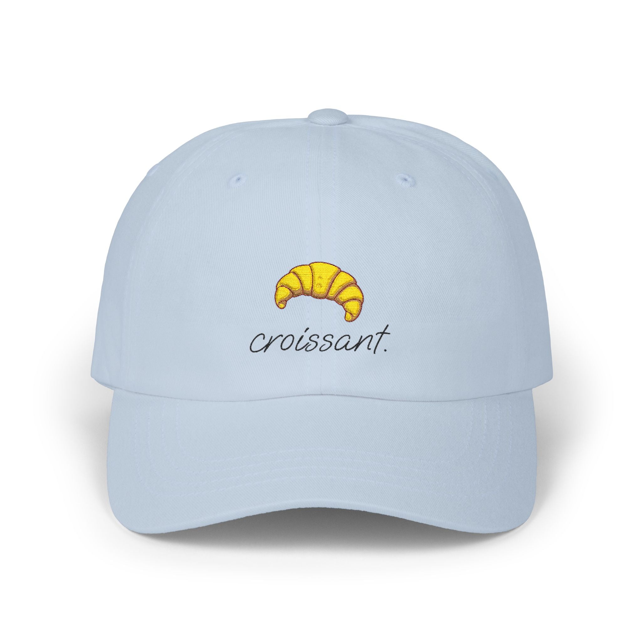 Croissant Embroidered Day Hat