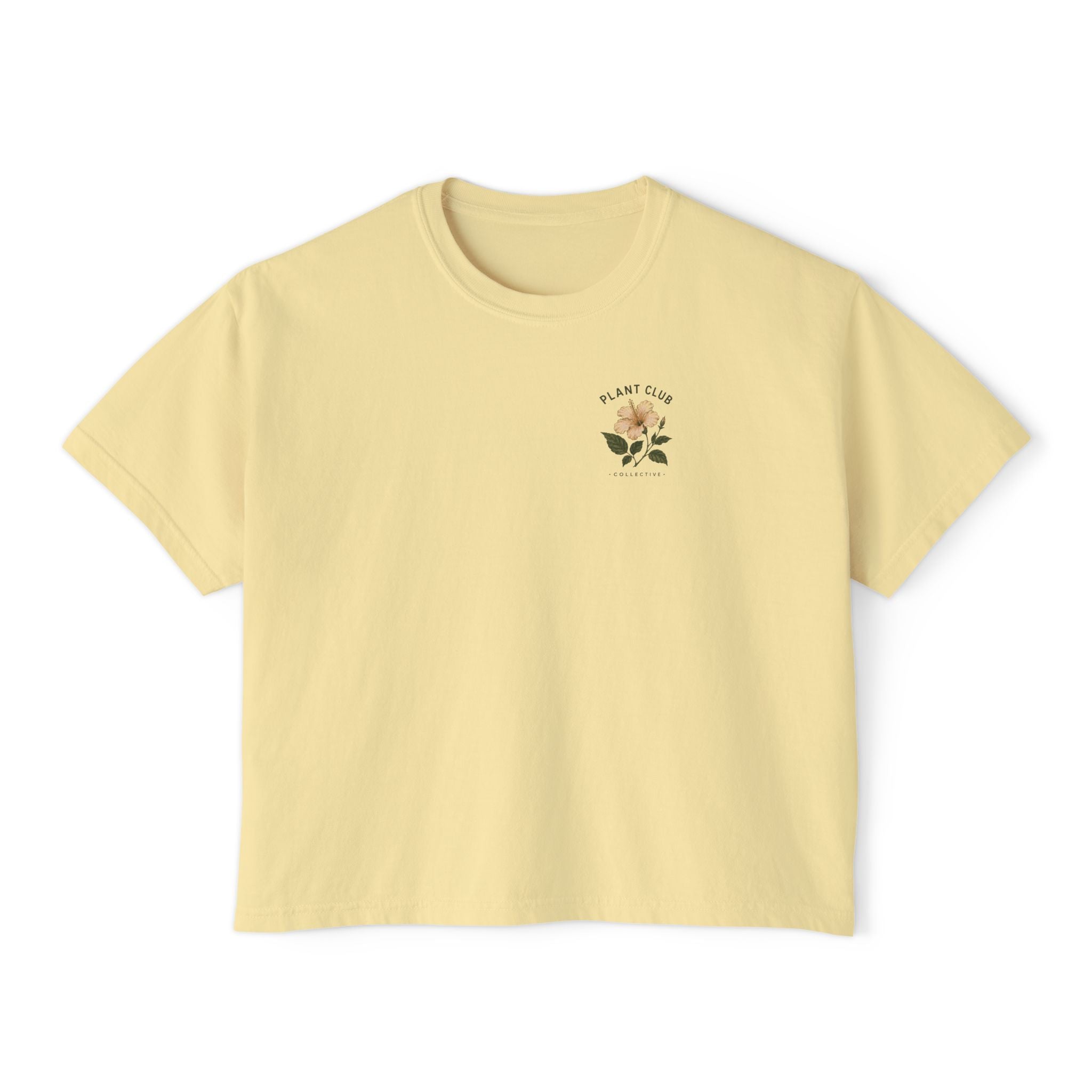 Plant Club Floral Boxy Tee