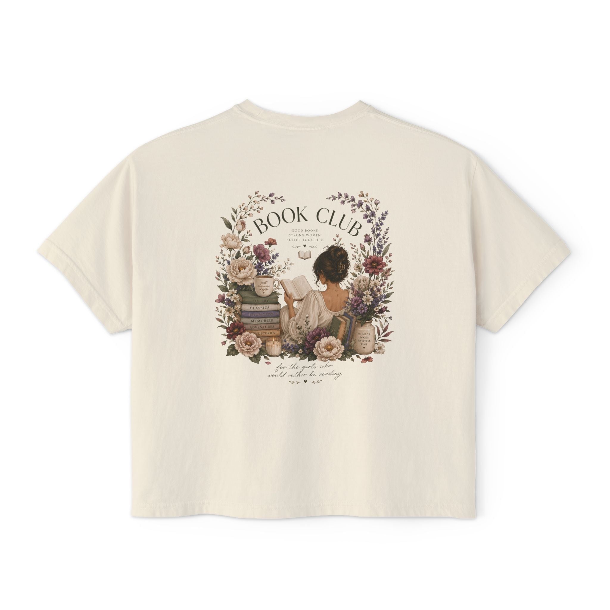 Book Club Boxy Tee