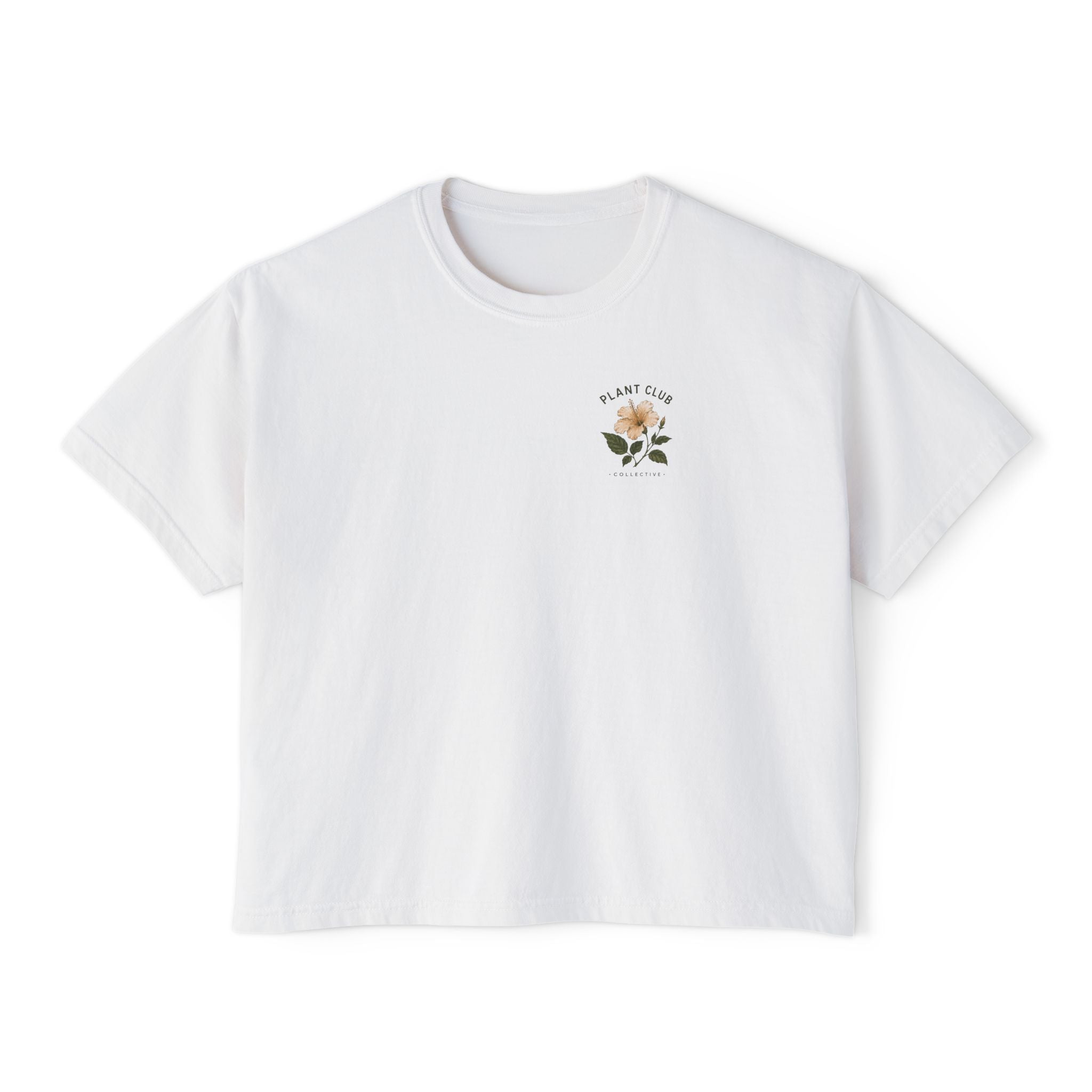 Plant Club Floral Boxy Tee