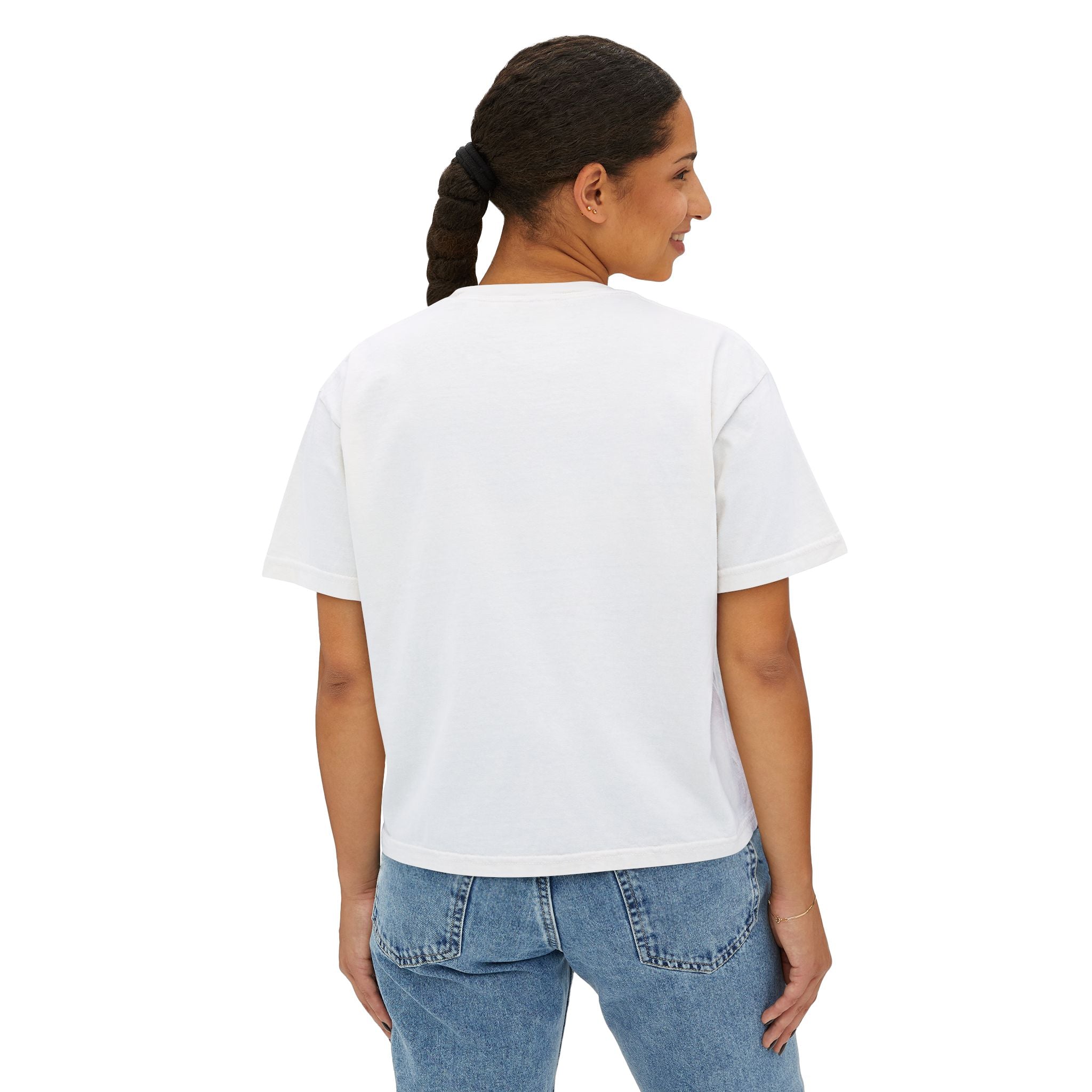 Cocktails Graphic Boxy Tee — Women's Drink Lovers T-Shirt