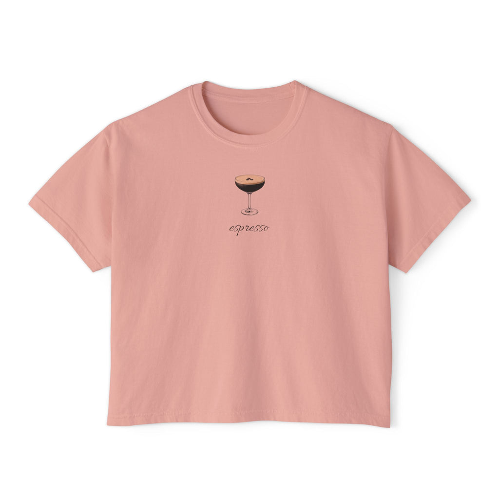 Espresso Minimalist Boxy Tee