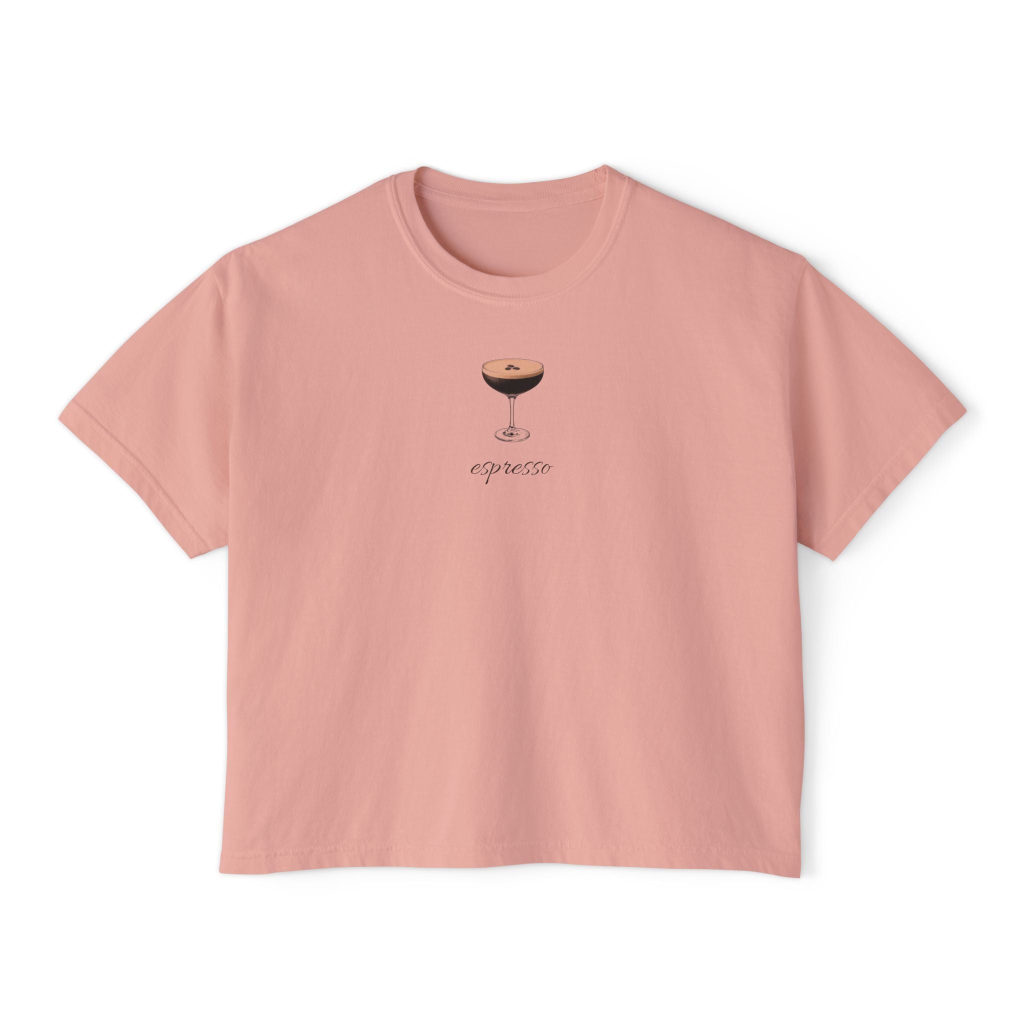 Espresso Minimalist Boxy Tee